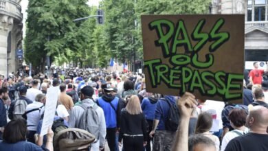 Photo of EN IMAGES – La colère des opposants au pass sanitaire dans les rues de Lille (31/07/2021)